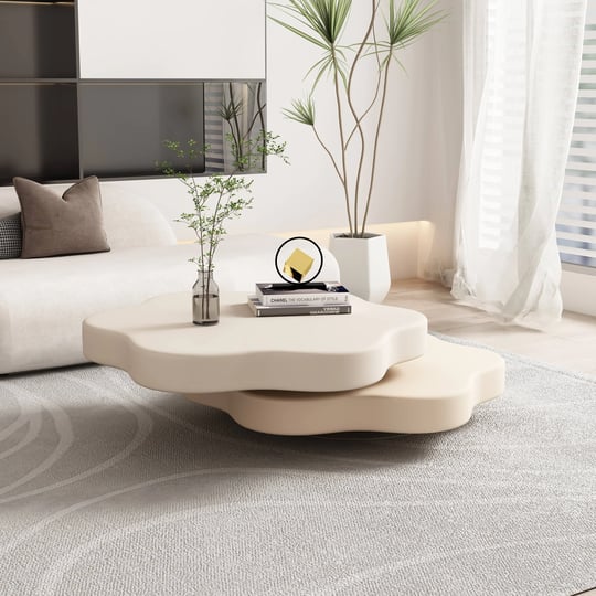 jasiway-modern-creative-cloud-rotating-coffee-table-beige-mdf-1