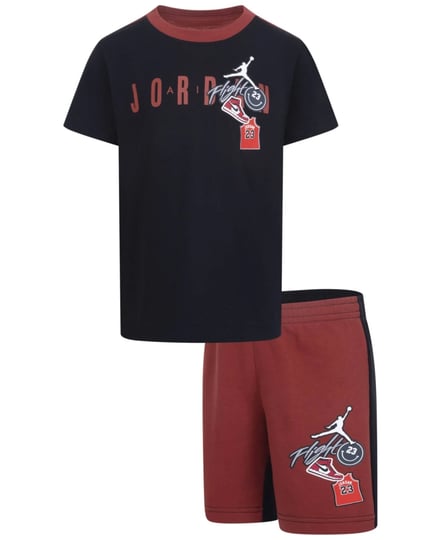 jordan-air-little-kids-2-piece-shorts-set-red-1