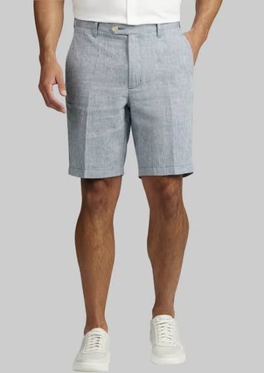 jos-a-bank-mens-tailored-fit-linen-blend-shorts-clearance-navy-42-regular-1