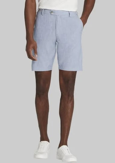 jos-a-bank-mens-tailored-fit-stretch-linen-blend-shorts-clearance-light-blue-34-regular-1