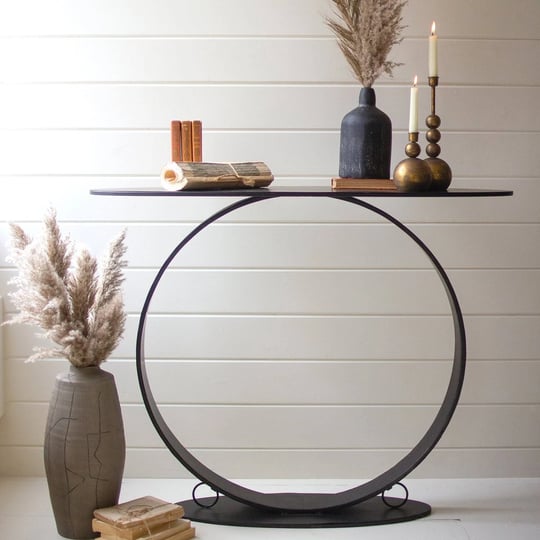 kalalou-oval-metal-console-table-1