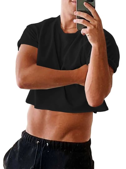 karlywindow-mens-cropped-tank-top-short-sleeve-print-cotton-crop-t-shirt-hot-shirts-1