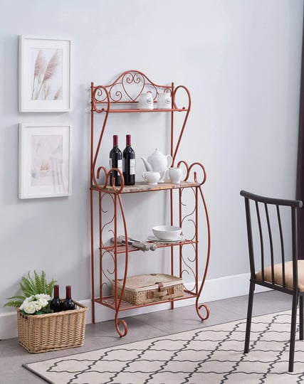 kb-designs-orange-metal-kitchen-storage-bakers-rack-1