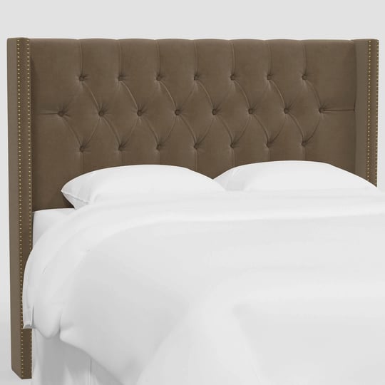 king-louis-wingback-headboard-in-luxe-velvet-titan-walnut-threshold-1