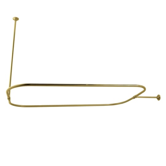 kingston-brass-cc3157-rectangular-shower-curtain-rod-brushed-brass-1