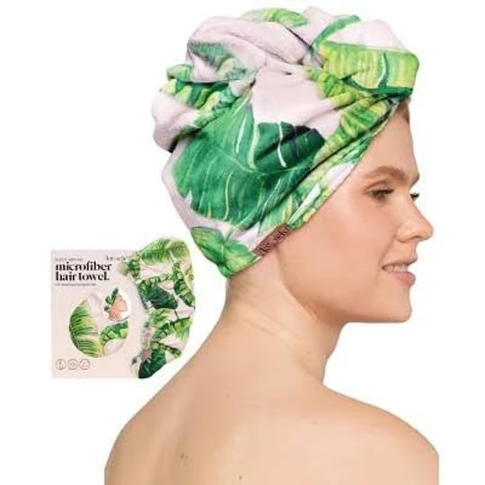 kitsch-microfiber-hair-towel-wrap-for-women-palm-leaves-1