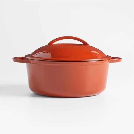 kyense-4-qt-burnt-orange-enameled-cast-iron-dutch-oven-by-eric-adjepong-crate-barrel-1