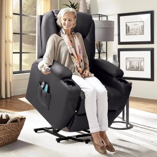 lacoo-power-lift-recliner-pu-leather-with-massage-and-heating-black-1