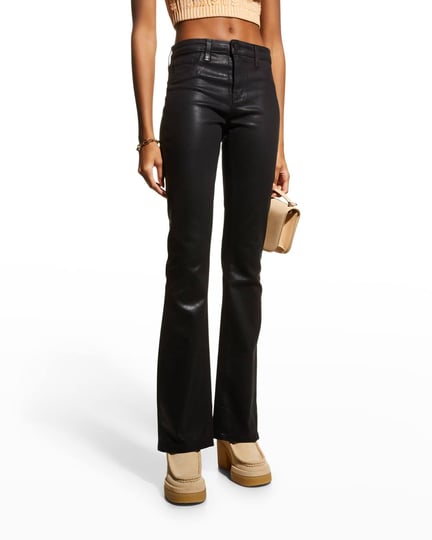 lagence-womens-selma-high-rise-sleek-baby-bootcut-jeans-in-noir-coated-black-size-30-noir-coated-1
