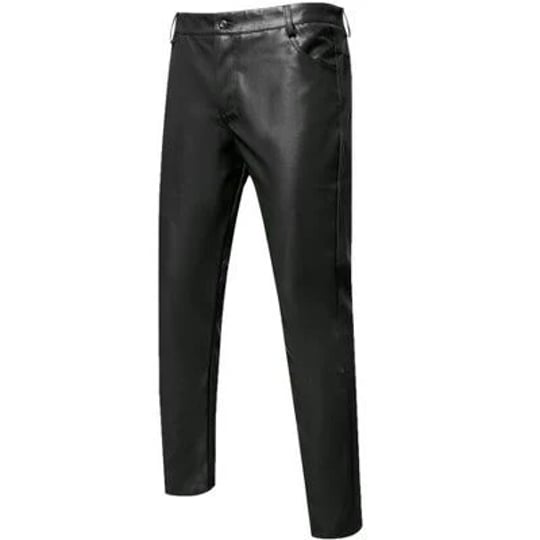 lars-amadeus-mens-faux-leather-slim-fit-hip-hop-nightclub-disco-trousers-black-30-1