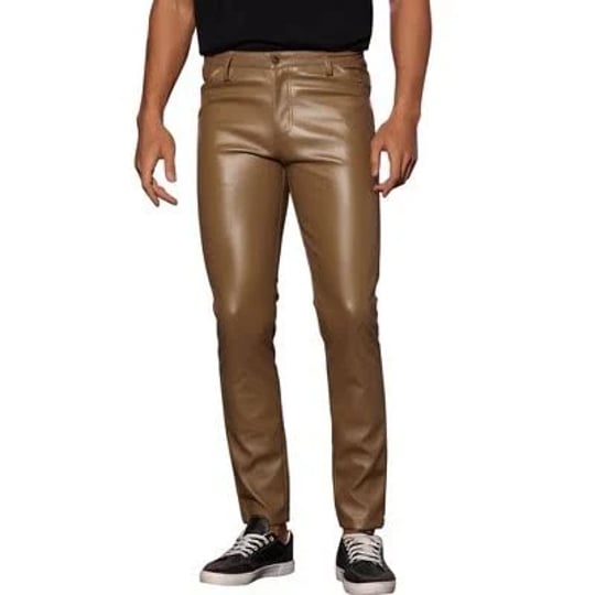 lars-amadeus-mens-slim-fit-motorcycle-biker-faux-leather-trousers-brown-30-1