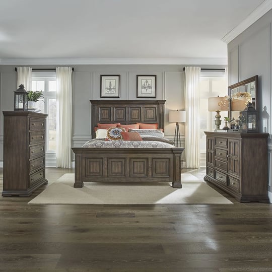 liberty-big-valley-king-california-panel-bed-dresser-mirror-chest-light-brown-1