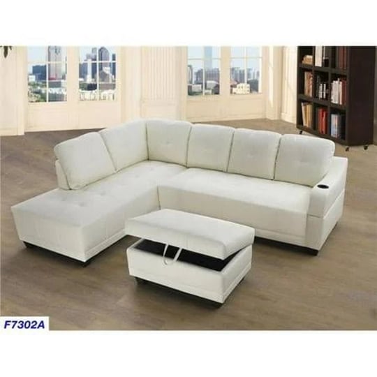 lifestyle-left-facing-sectional-sofa-set-faux-leather-white-3-piece-1