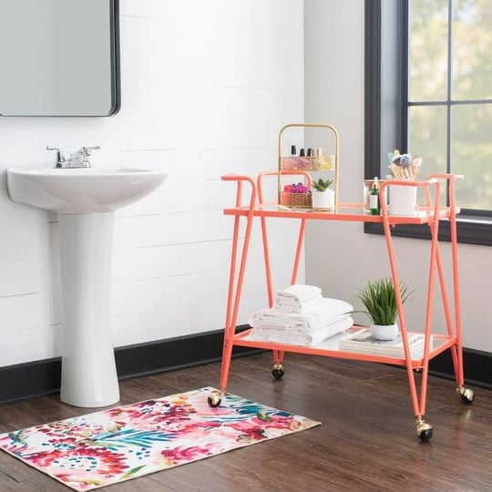 linon-home-decor-rosa-mid-century-2-teir-rolling-metal-bar-cart-coral-powder-coated-1