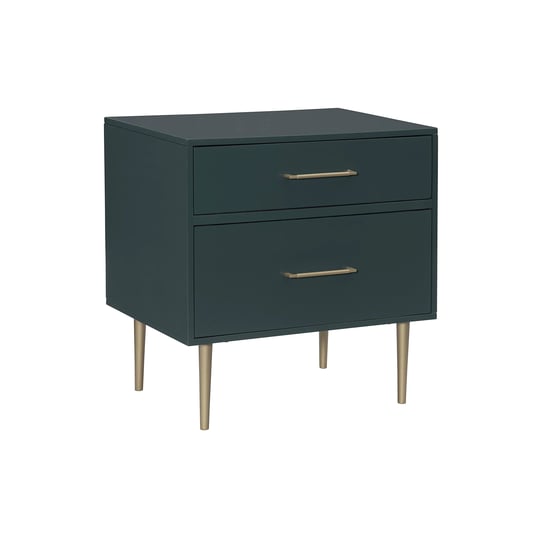 linon-modern-dark-green-gold-hardware-lennon-two-drawer-nightstand-1