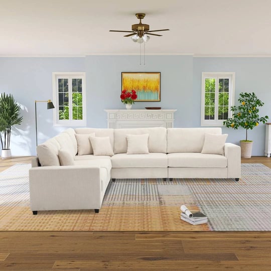 lolanthe-oversized-modular-corduroy-sectional-latitude-run-body-fabric-beige-corduroy-1