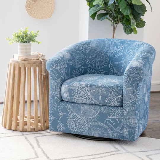 lonnie-dark-blue-swivel-club-chair-with-seashell-pattern-1