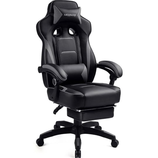 lucklife-footrest-office-desk-chair-ergonomic-gaming-chair-gray-pu-leather-racing-style-e-sports-gam-1