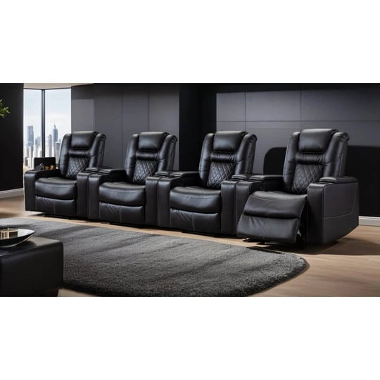 luxury-leather-home-theater-seat-recliners-quadruple-seat-man-cave-usb-cup-holders-set-of-4-red-barr-1