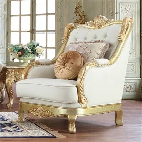 luxury-leather-upholstered-chair-in-metallic-antique-gold-finish-by-homey-design-hd-93630-c-1