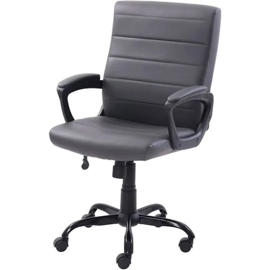 mainstays-mid-back-managers-office-chair-bonded-leather-gray-1