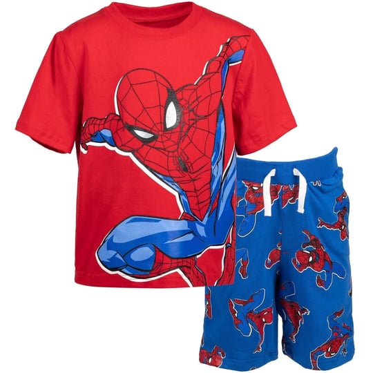 marvel-spider-man-little-boys-t-shirt-and-french-terry-shorts-outfit-set-blue-red-6-1