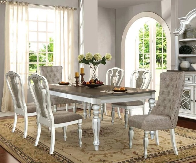 mcferran-furniture-cottage-distressed-whitewash-dining-room-set-7-pcs-mcferran-d738-1