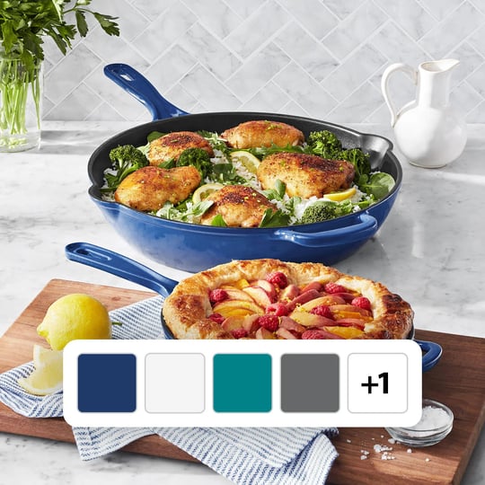 members-mark-2-piece-enamel-cast-iron-skillet-set-blue-1