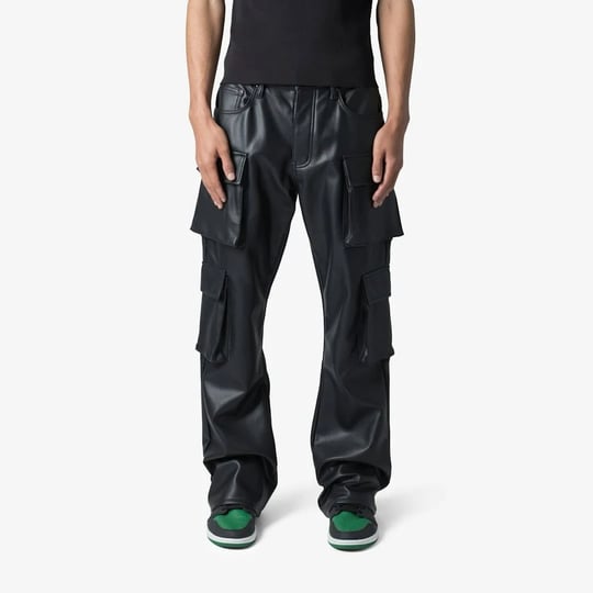 mens-leather-double-snap-cargo-pants-black-34-mnml-1