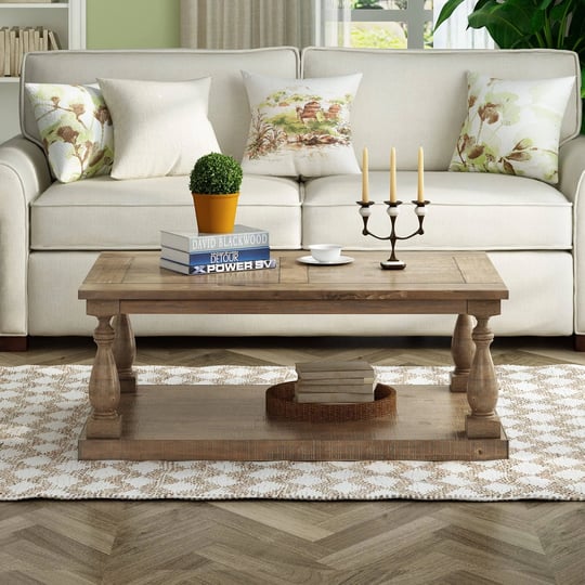 merax-modern-farmhouse-coffee-table-solid-wood-with-floor-shelf-walnut-1