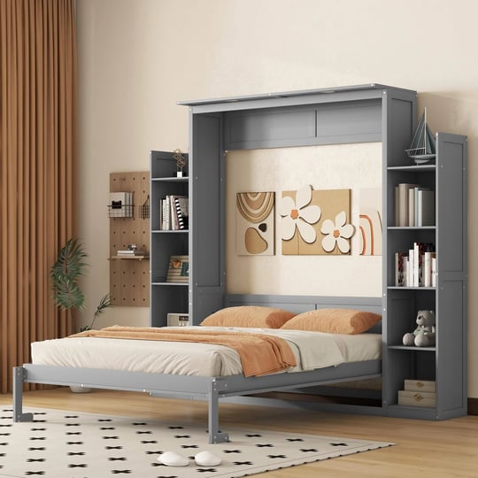 merax-modern-murphy-bed-with-cabinet-shelves-led-lights-grey-1