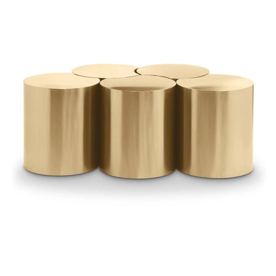 meridian-furniture-dimple-5-piece-gold-iron-metal-coffee-table-1