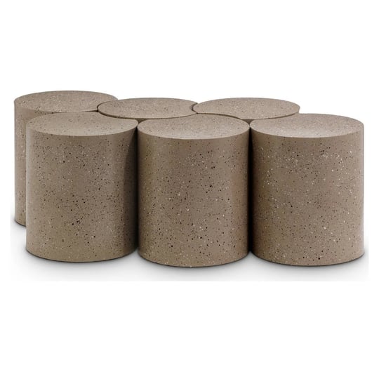 meridian-furniture-dimple-6-piece-taupe-terazzo-pattern-iron-metal-coffee-table-1