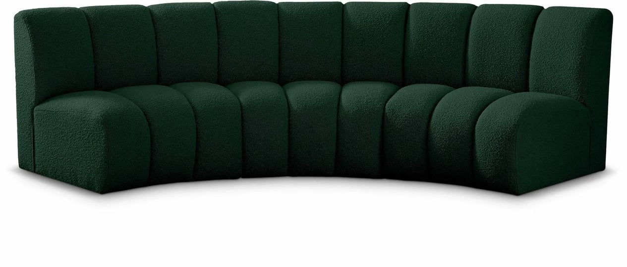 meridian-furniture-infinity-green-boucle-fabric-3pc-modular-sectional-1