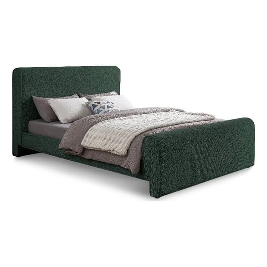 meridian-furniture-stylus-green-boucle-fabric-full-bed-1