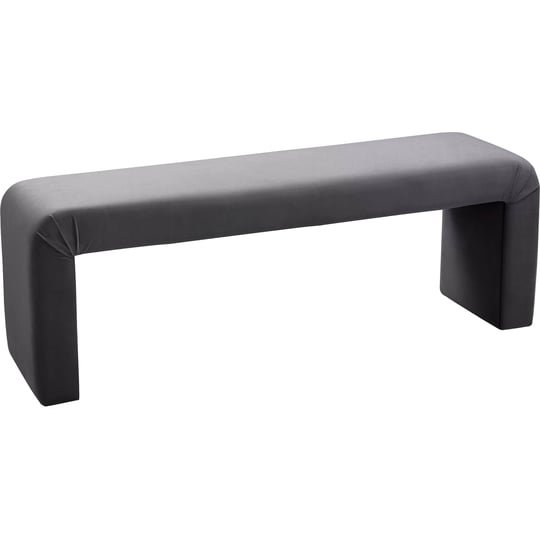 meridian-minimalist-bench-grey-velvet-1