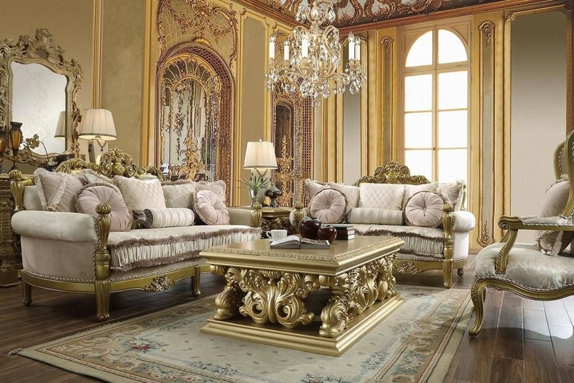 metallic-bright-gold-sofa-set-2pcs-traditional-homey-design-hd-105-1