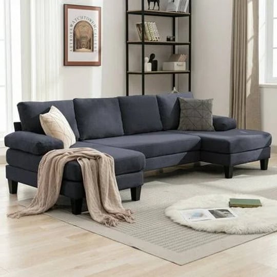 mjkone-u-shaped-sectional-sofa-4-seats-linen-fabric-couch-with-double-chaise-for-living-room-dark-gr-1