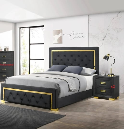 modern-glam-3pc-bedroom-set-queen-size-panel-bed-2x-nightstand-furniture-gold-black-finish-1