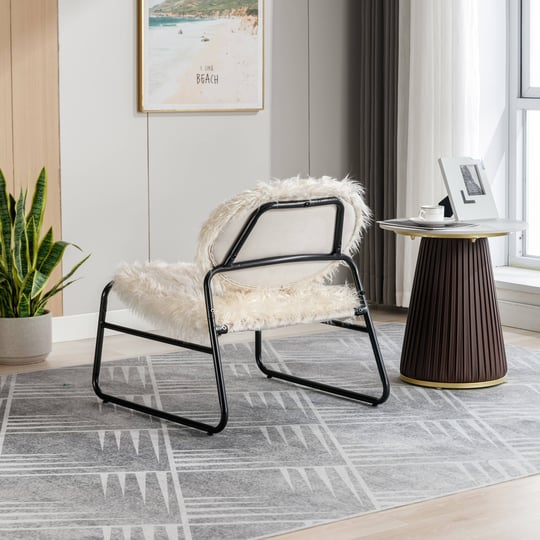 modern-industrial-slant-armchair-accent-chair-with-metal-frame-beige-1