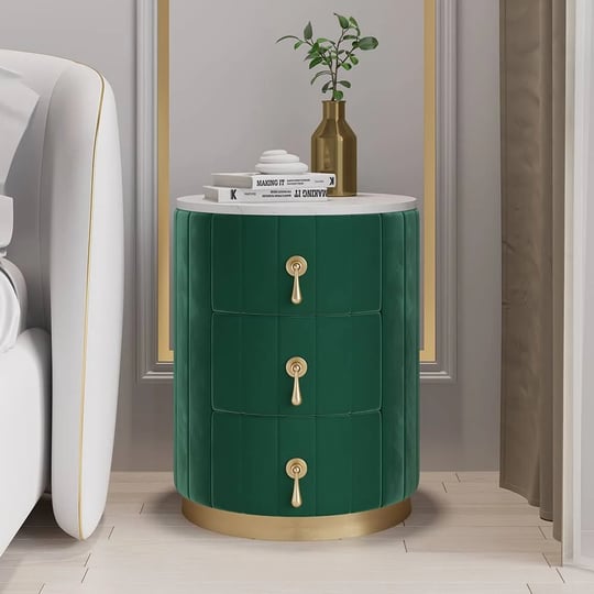 modern-nightstand-green-round-nightstand-with-3-drawers-nightstand-with-storage-1