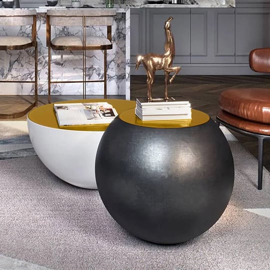 modern-round-drum-coffee-table-bowl-shaped-black-accent-table-with-yellow-top-1-piece-1