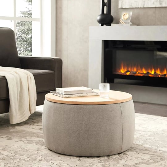 modern-small-drum-coffee-table-with-storage-round-fabric-storage-ottoman-with-removable-wooden-table-1