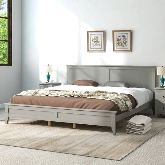 modern-solid-wood-king-platform-bed-grey-1