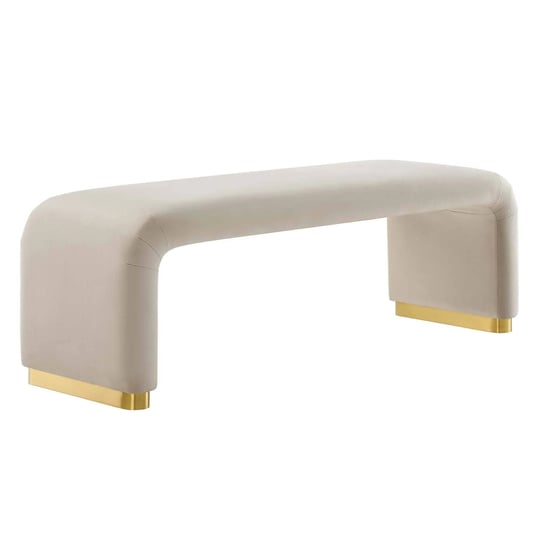 modway-koda-performance-velvet-waterfall-long-bench-brass-almond-1