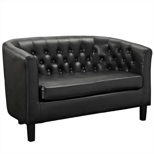 modway-prospect-black-upholstered-vinyl-loveseat-1