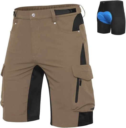 moosehill-mens-padded-mtb-shorts-comfortable-lightweight-quick-dry-with-6-pockets-khaki-s-1