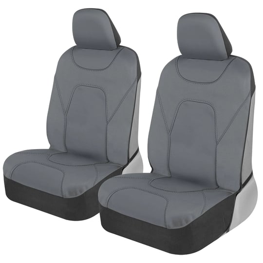 motor-trend-aquashield-car-seat-covers-for-front-seats-solid-gray-two-tone-waterproof-seat-covers-fo-1