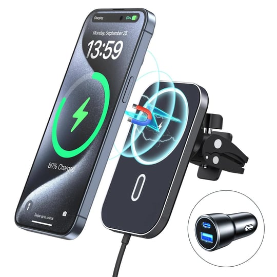 mukiya-for-magsafe-car-mount-charger-with-adapter-magnetic-wireless-charger-for-car-vent-2024-upgrad-1