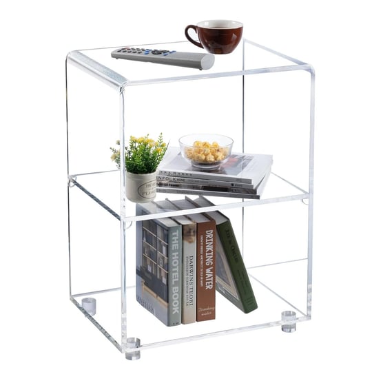 mygift-22-inch-premium-10mm-clear-acrylic-modern-bedroom-nightstand-with-3-tier-shelf-hotel-series-h-1